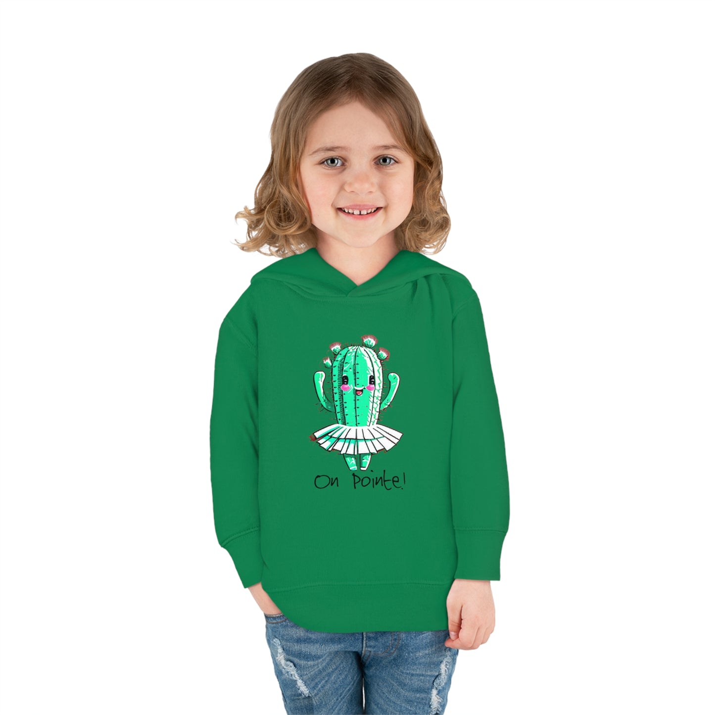 On Pointe Toddler Pullover Fleece Hoodie