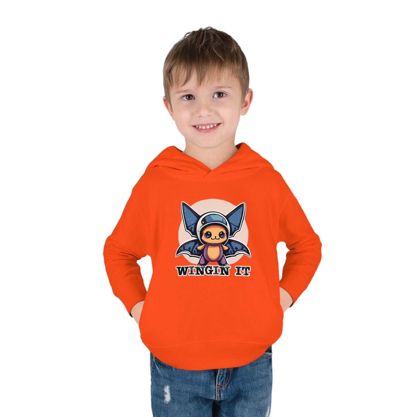 Wingin It Toddler Pullover Fleece Hoodie