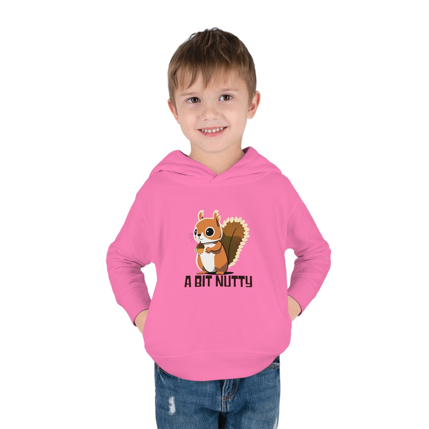 A Bit Nutty Toddler Pullover Fleece Hoodie