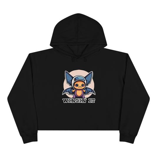 Wining It Crop Hoodie