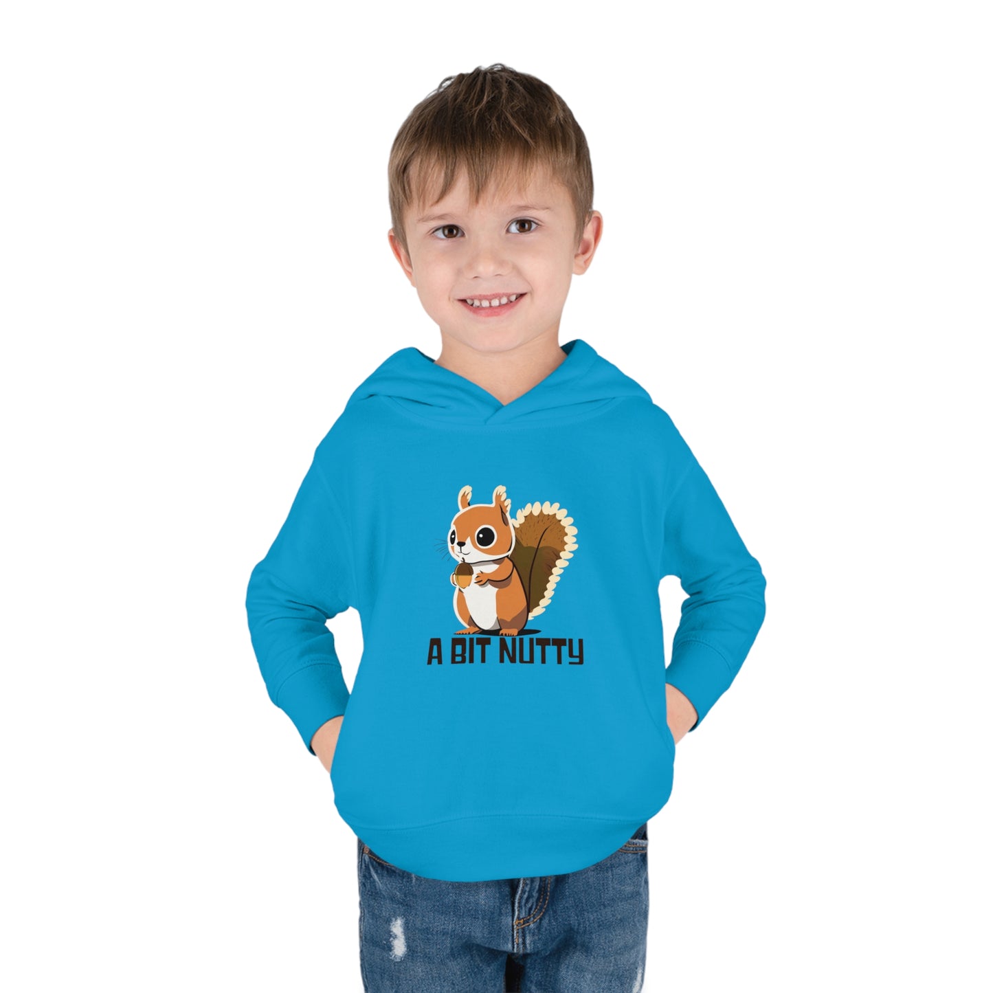 A Bit Nutty Toddler Pullover Fleece Hoodie