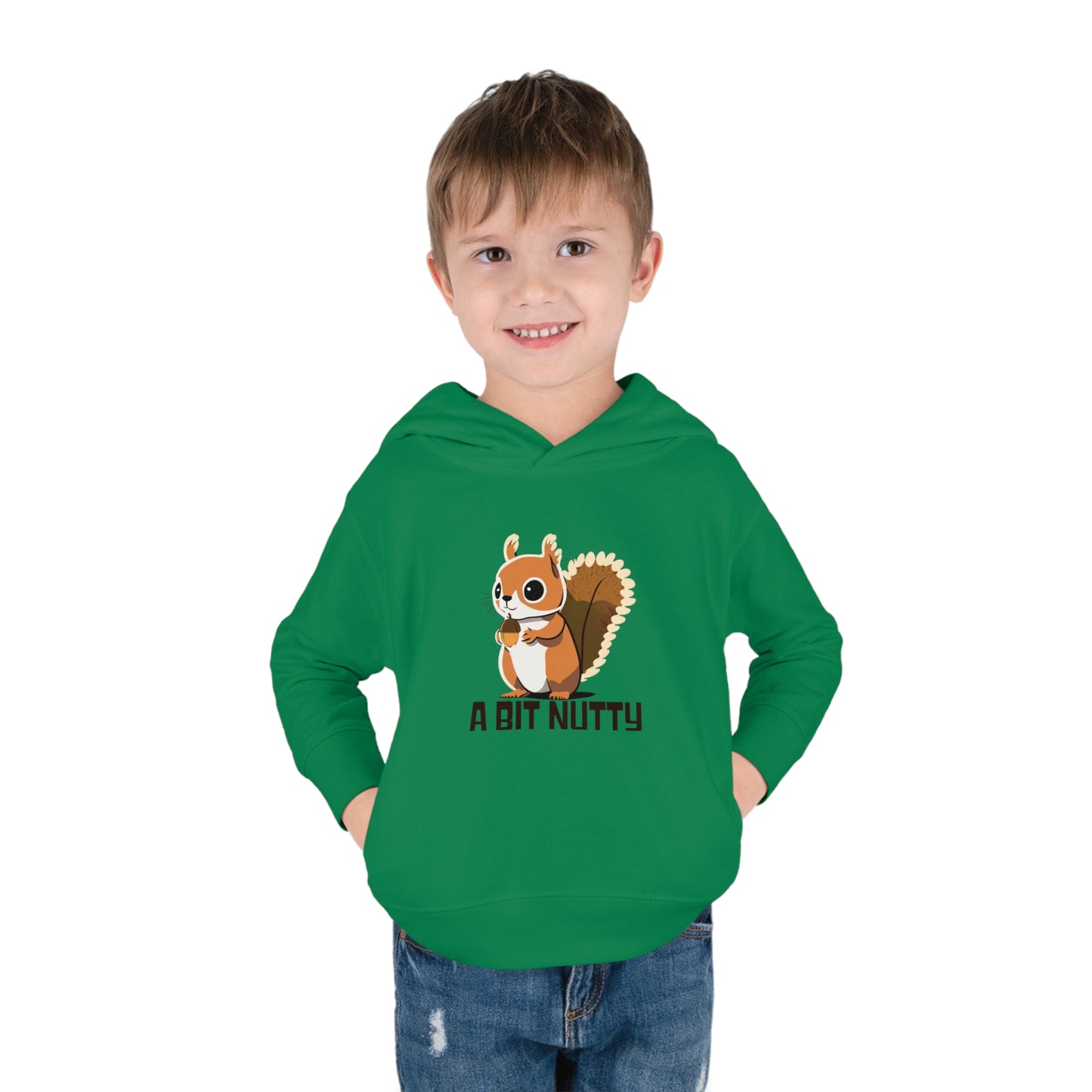 A Bit Nutty Toddler Pullover Fleece Hoodie