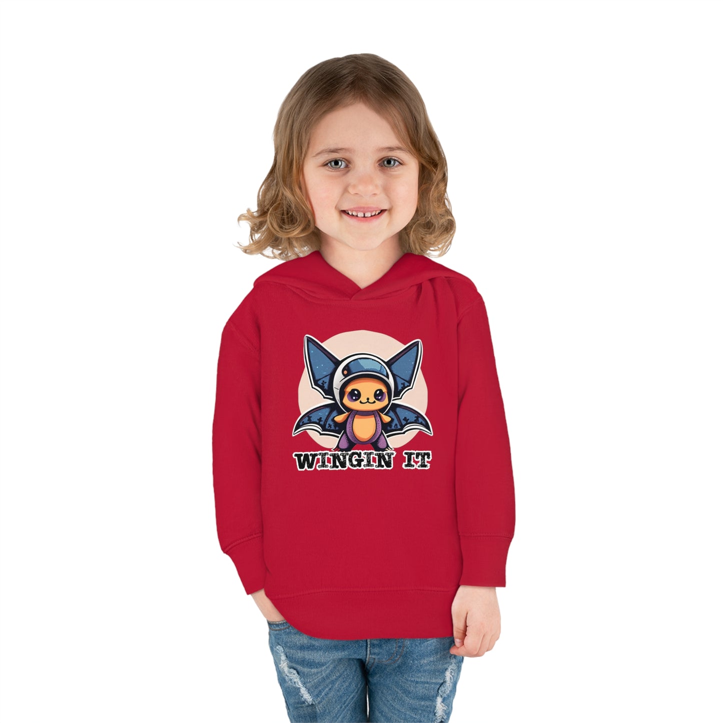 Wingin It Toddler Pullover Fleece Hoodie