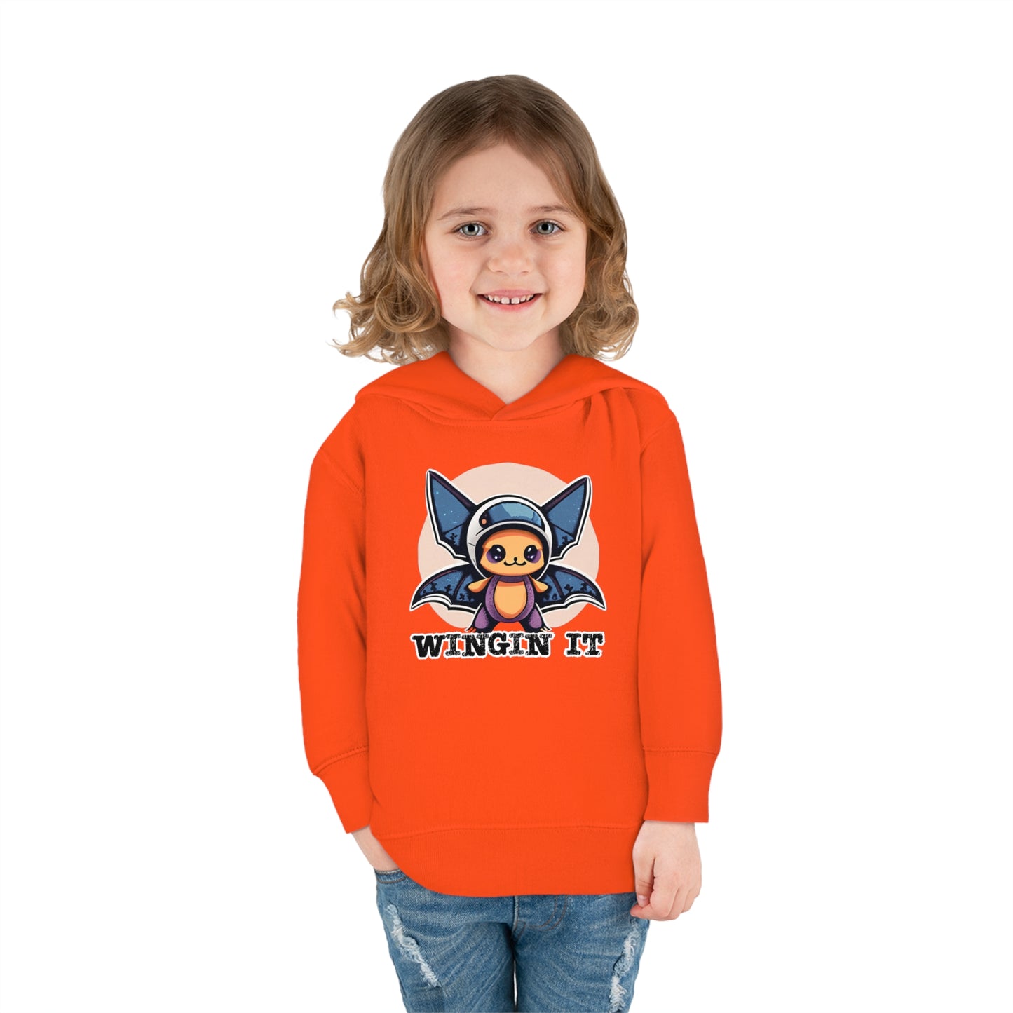 Wingin It Toddler Pullover Fleece Hoodie