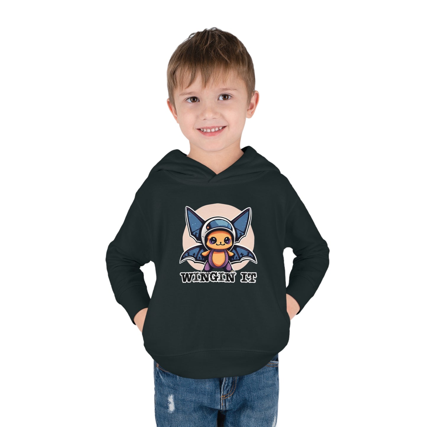 Wingin It Toddler Pullover Fleece Hoodie