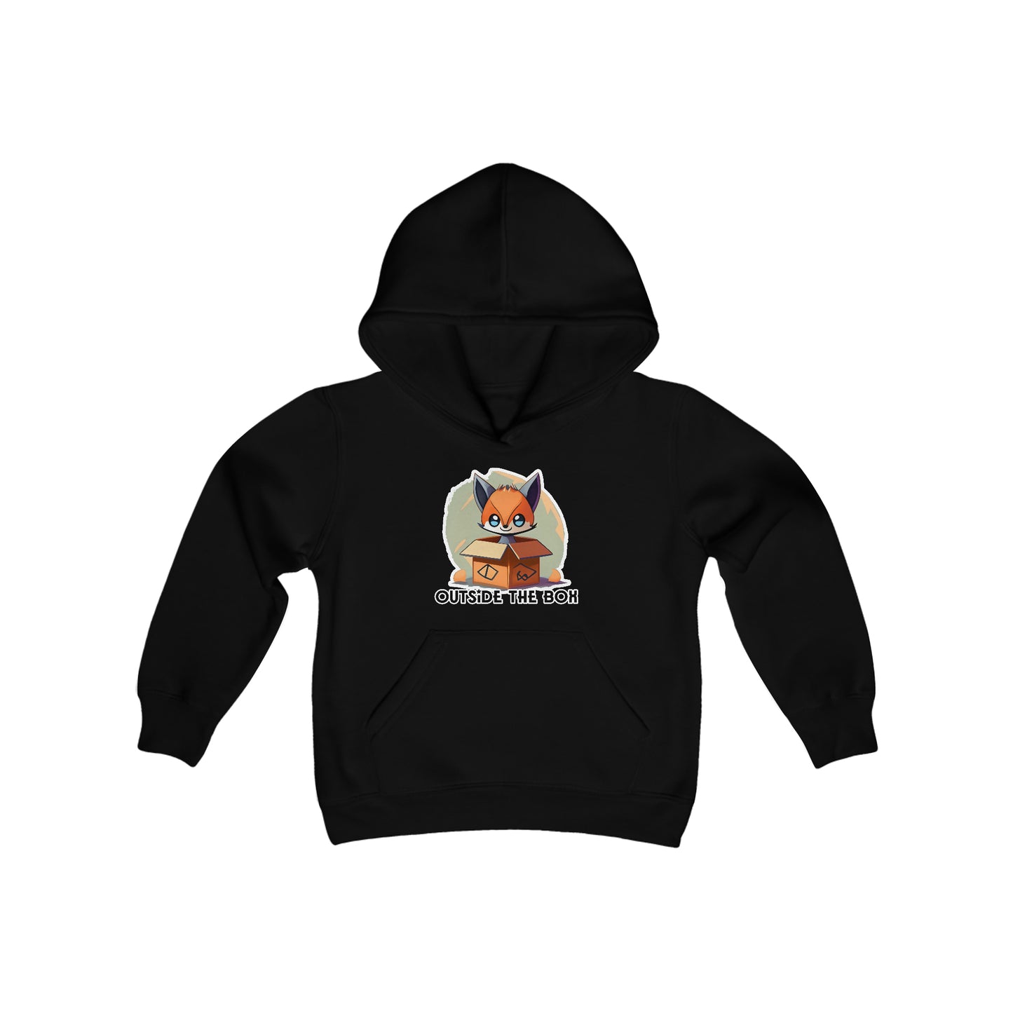 Outside the box Youth Heavy Blend Hooded Sweatshirt