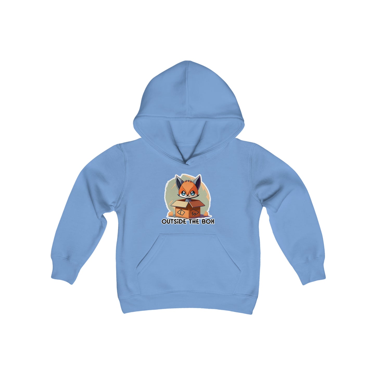 Outside the box Youth Heavy Blend Hooded Sweatshirt