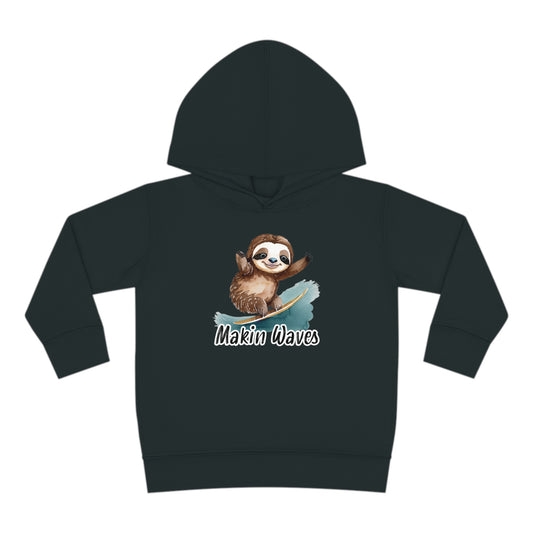 Makin Waves Toddler Pullover Fleece Hoodie