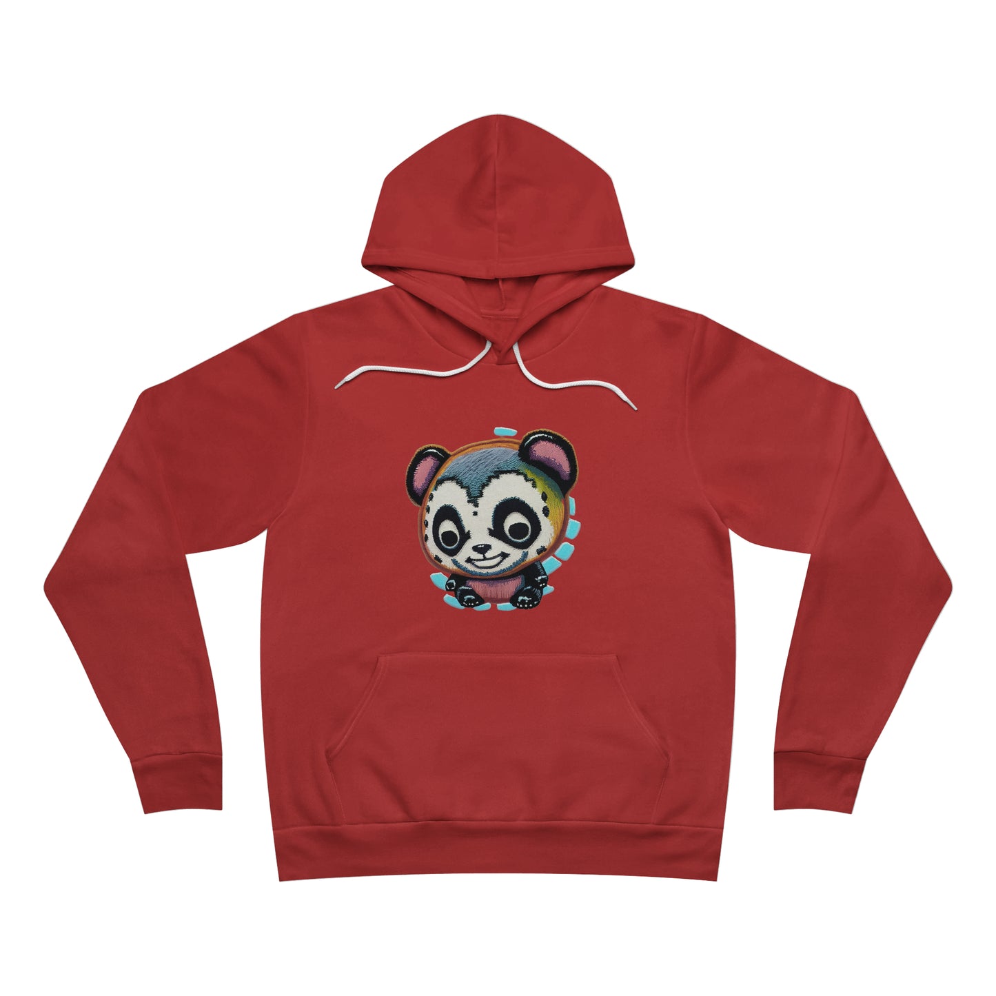 Panda Sponge Fleece Pullover Hoodie