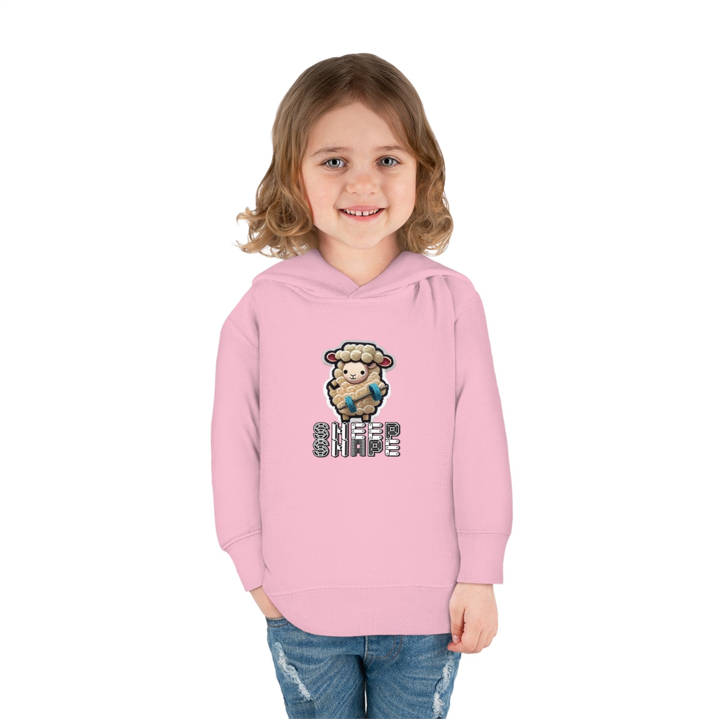 Sheep Shape Toddler Pullover Fleece Hoodie