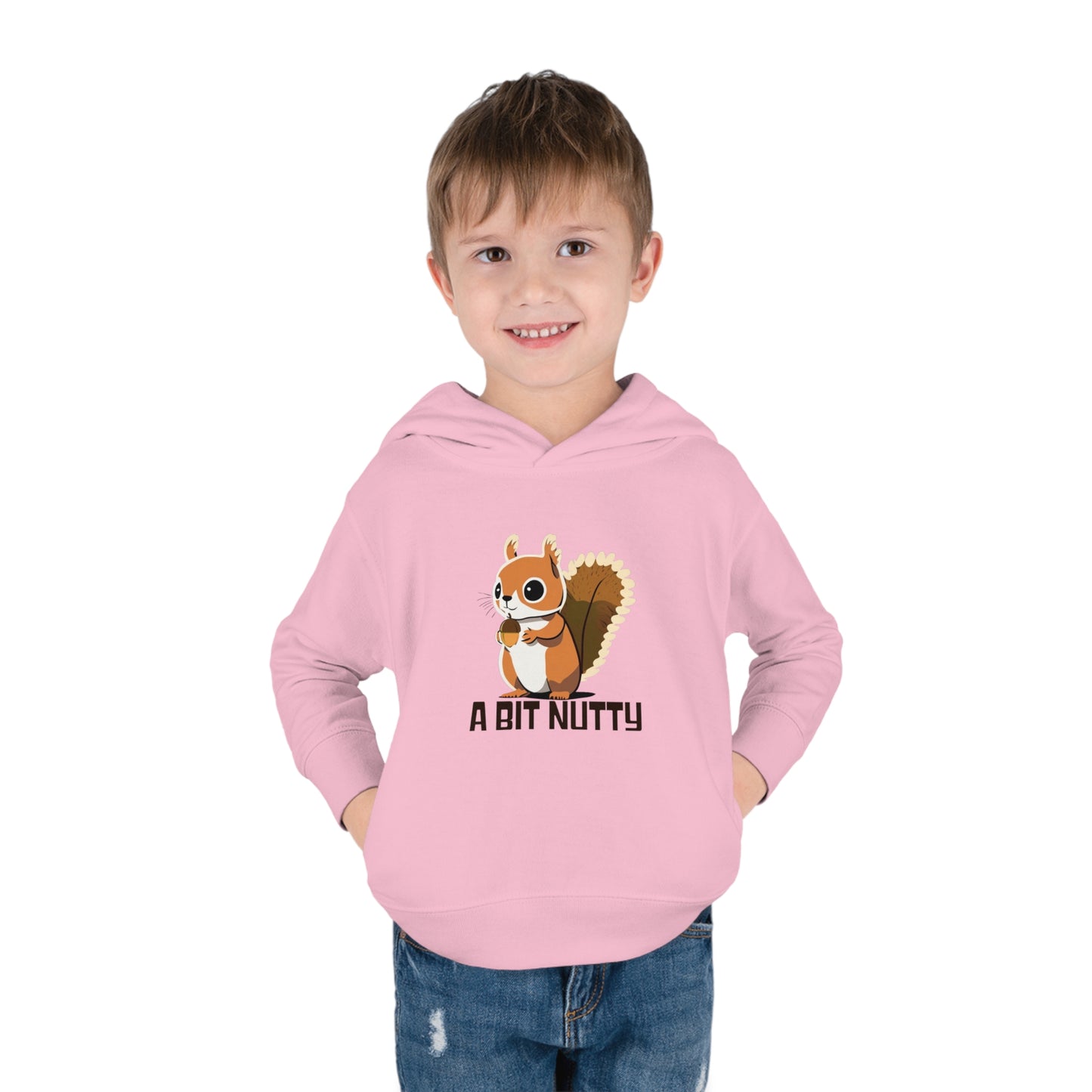 A Bit Nutty Toddler Pullover Fleece Hoodie