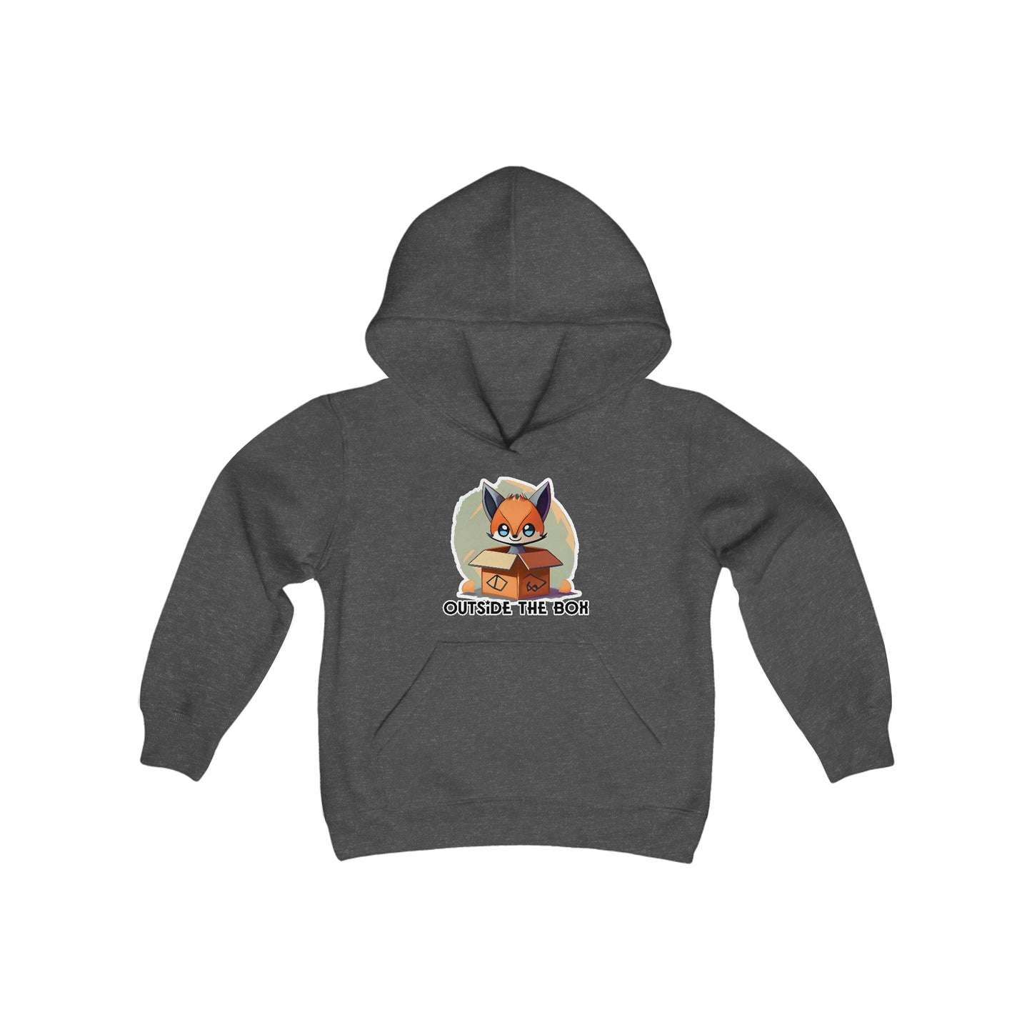 Outside the box Youth Heavy Blend Hooded Sweatshirt