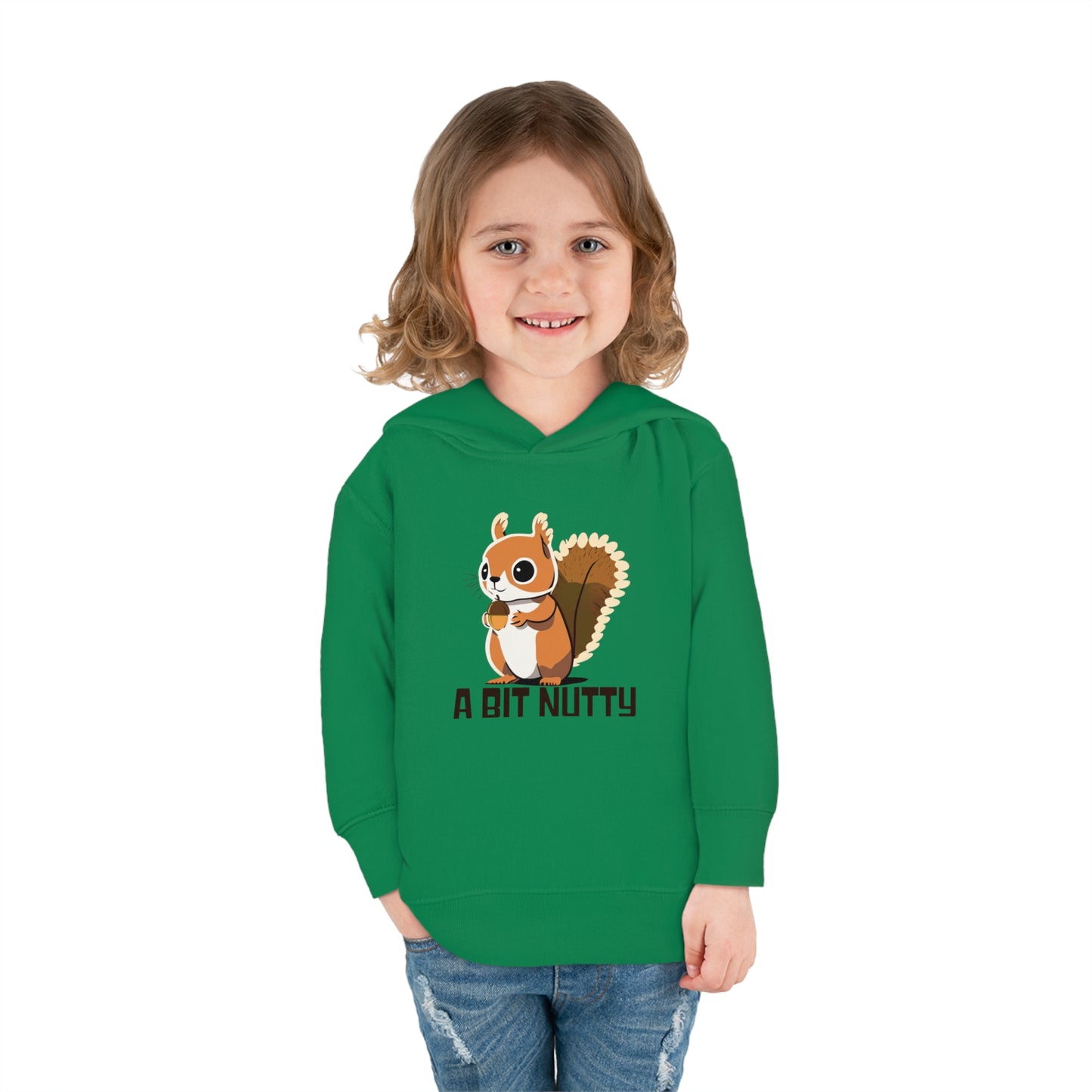 A Bit Nutty Toddler Pullover Fleece Hoodie