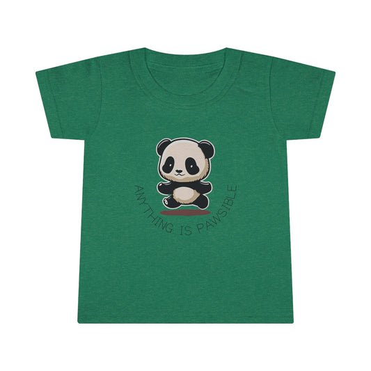 Cute Panda Toddler T-shirt