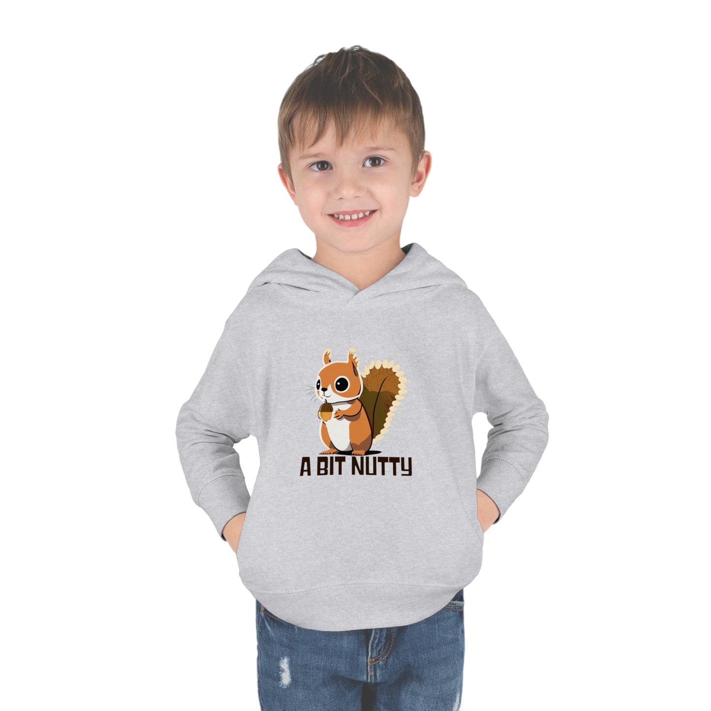 A Bit Nutty Toddler Pullover Fleece Hoodie