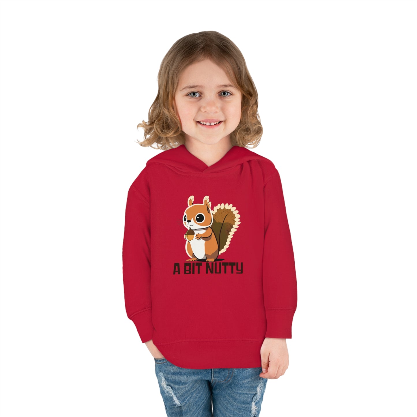 A Bit Nutty Toddler Pullover Fleece Hoodie