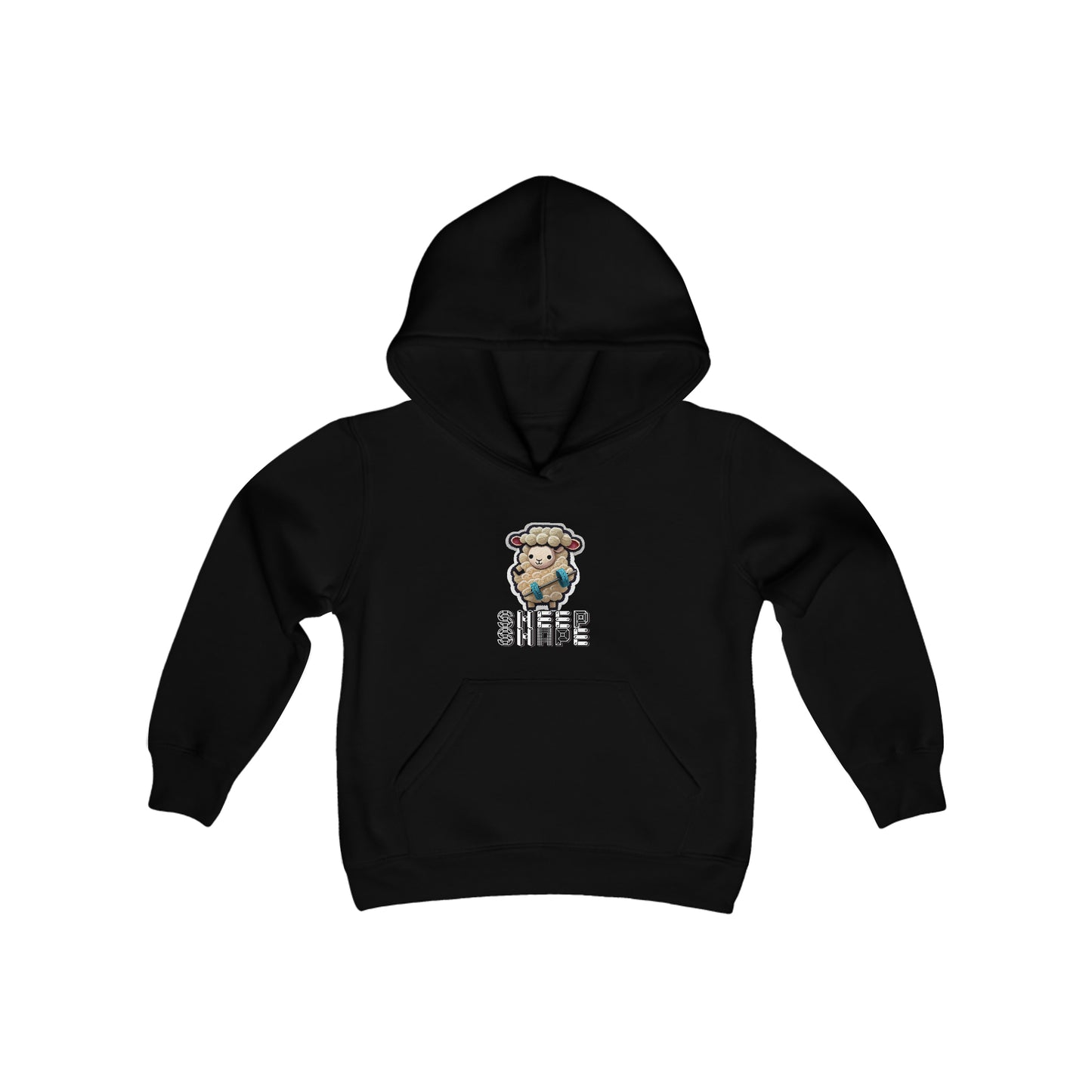 Sheep Shape Youth Heavy Blend Hooded Sweatshirt