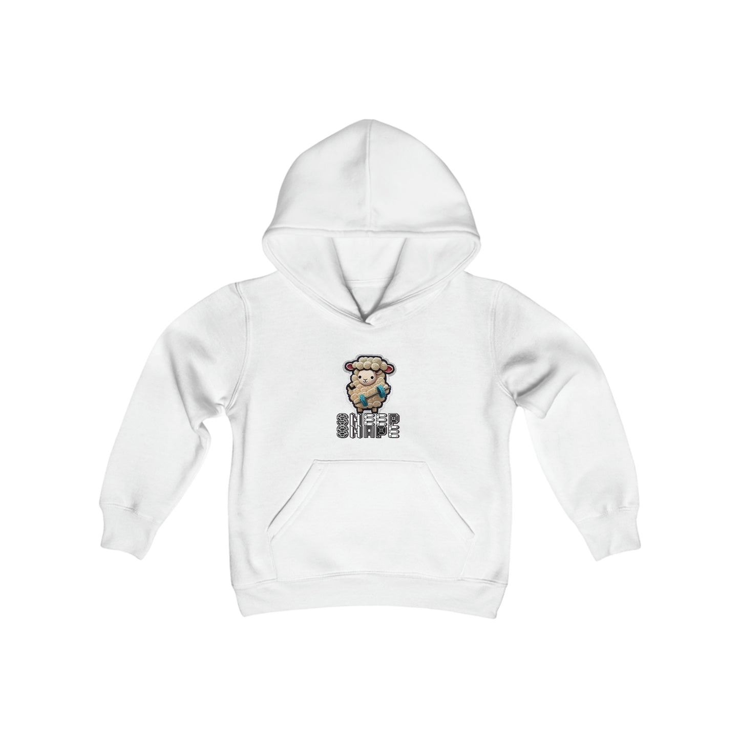 Sheep Shape Youth Heavy Blend Hooded Sweatshirt