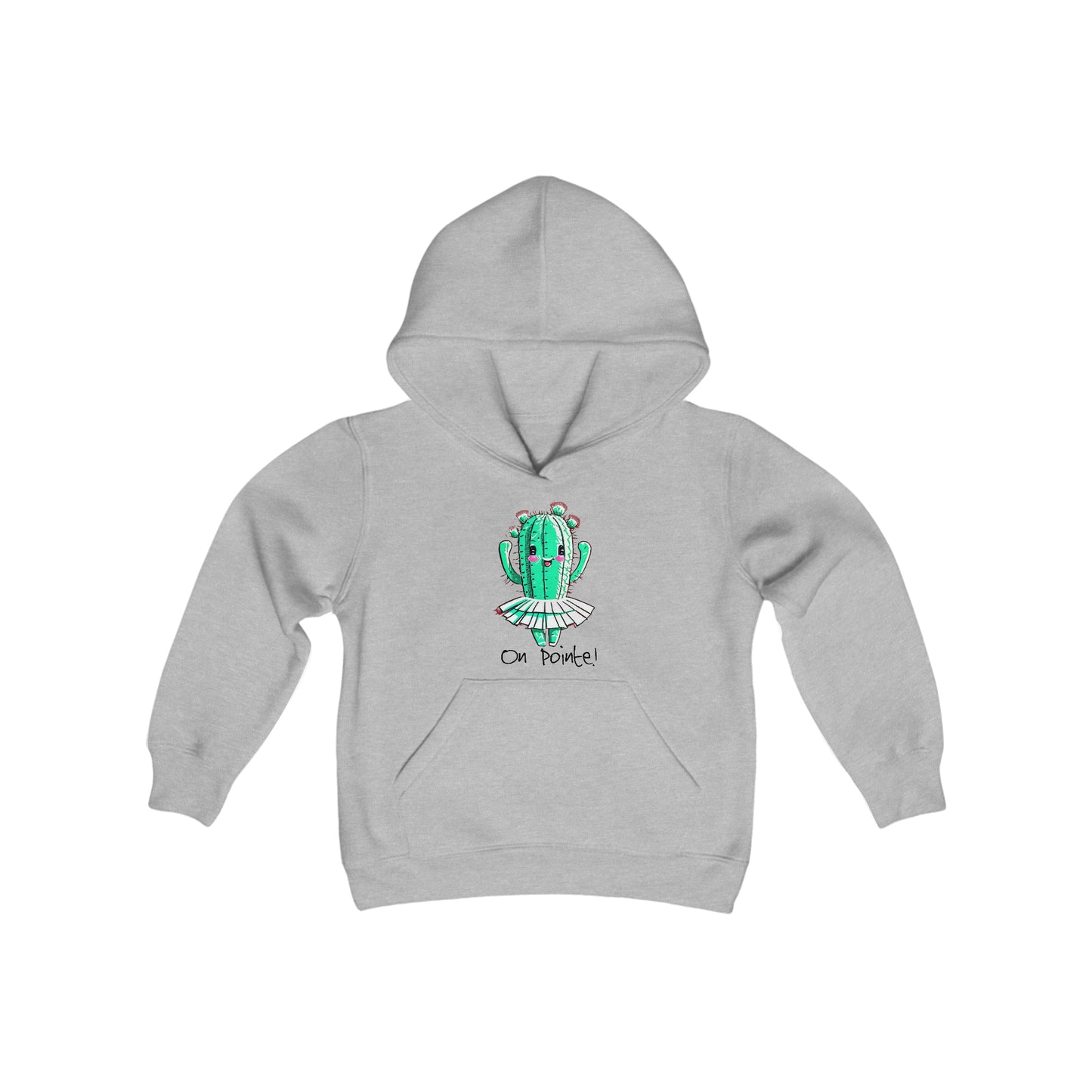 On Pointe Youth Heavy Blend Hooded Sweatshirt