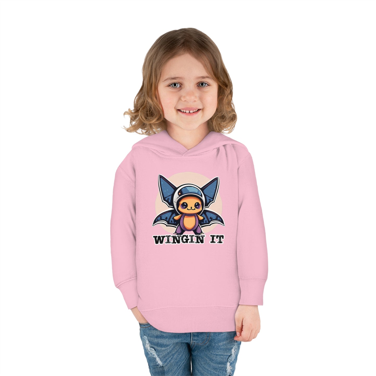 Wingin It Toddler Pullover Fleece Hoodie