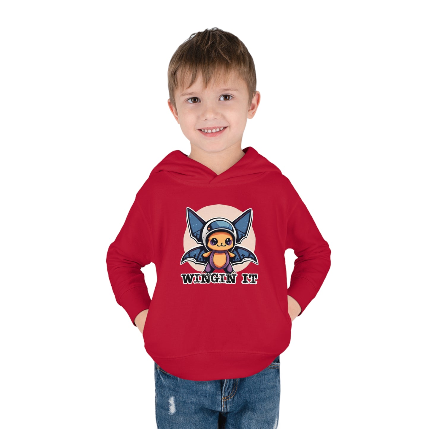 Wingin It Toddler Pullover Fleece Hoodie