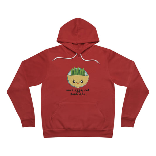 Eat Banh Xeo Sponge Fleece Pullover Hoodie