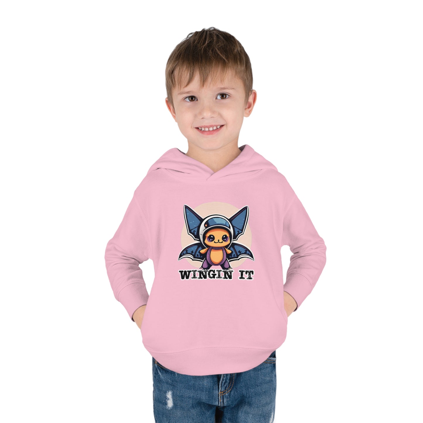 Wingin It Toddler Pullover Fleece Hoodie