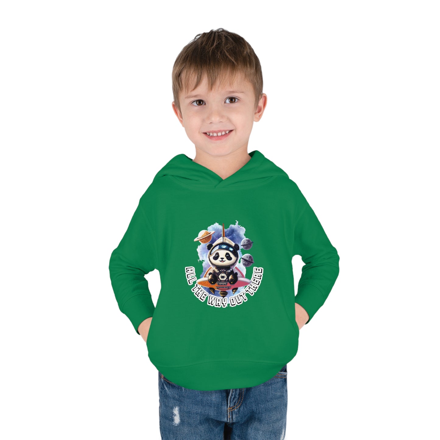 Out There Panda Toddler Pullover Fleece Hoodie