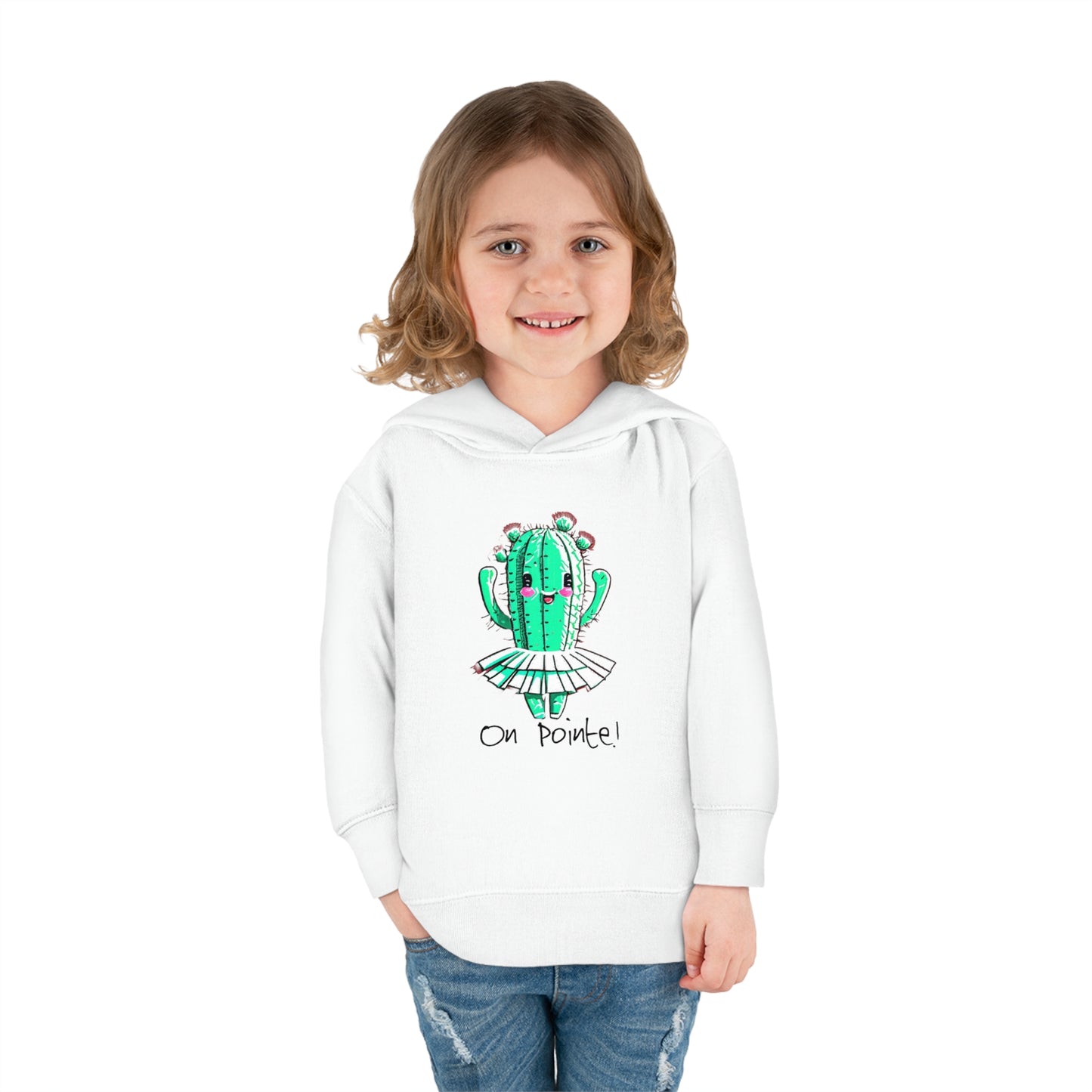 On Pointe Toddler Pullover Fleece Hoodie