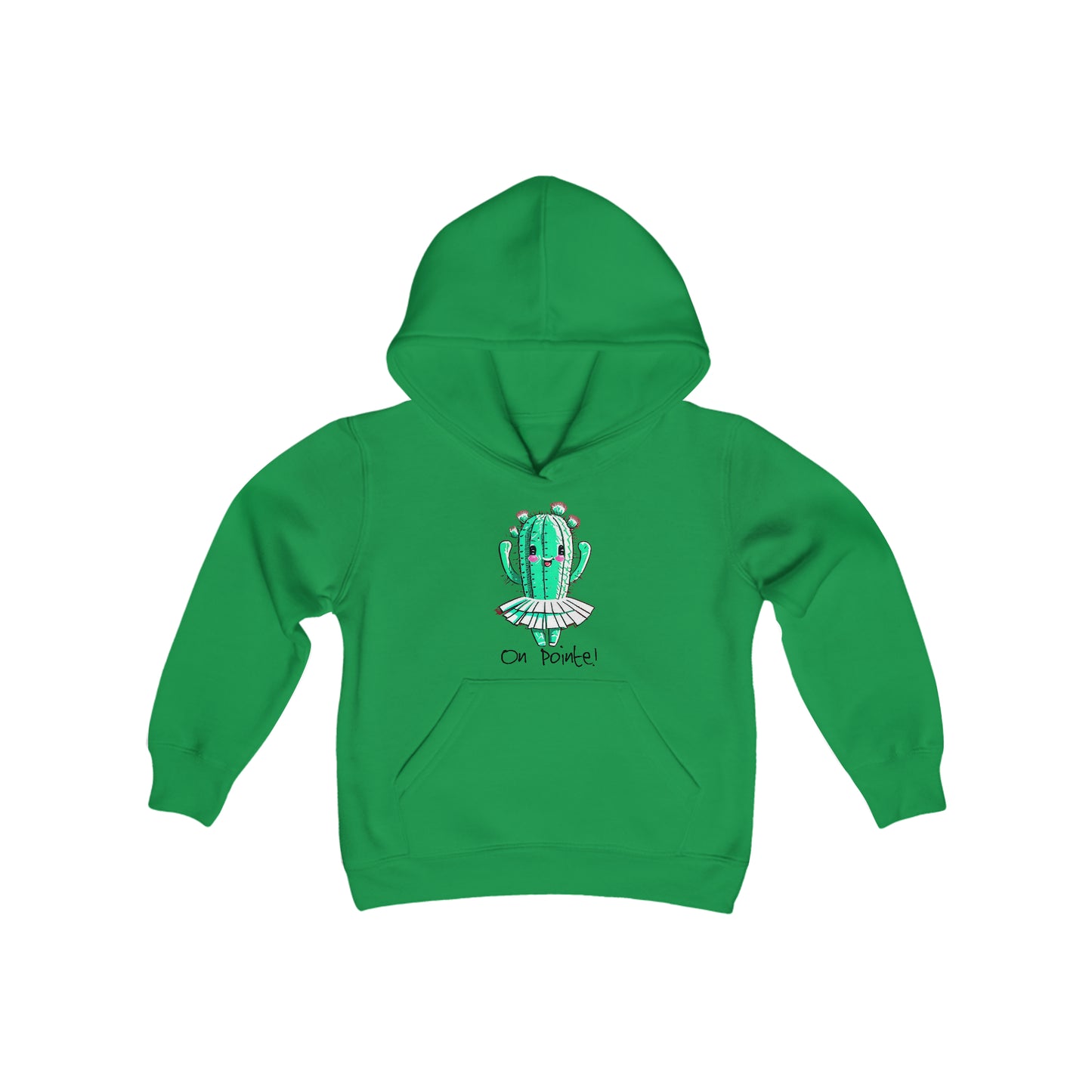 On Pointe Youth Heavy Blend Hooded Sweatshirt