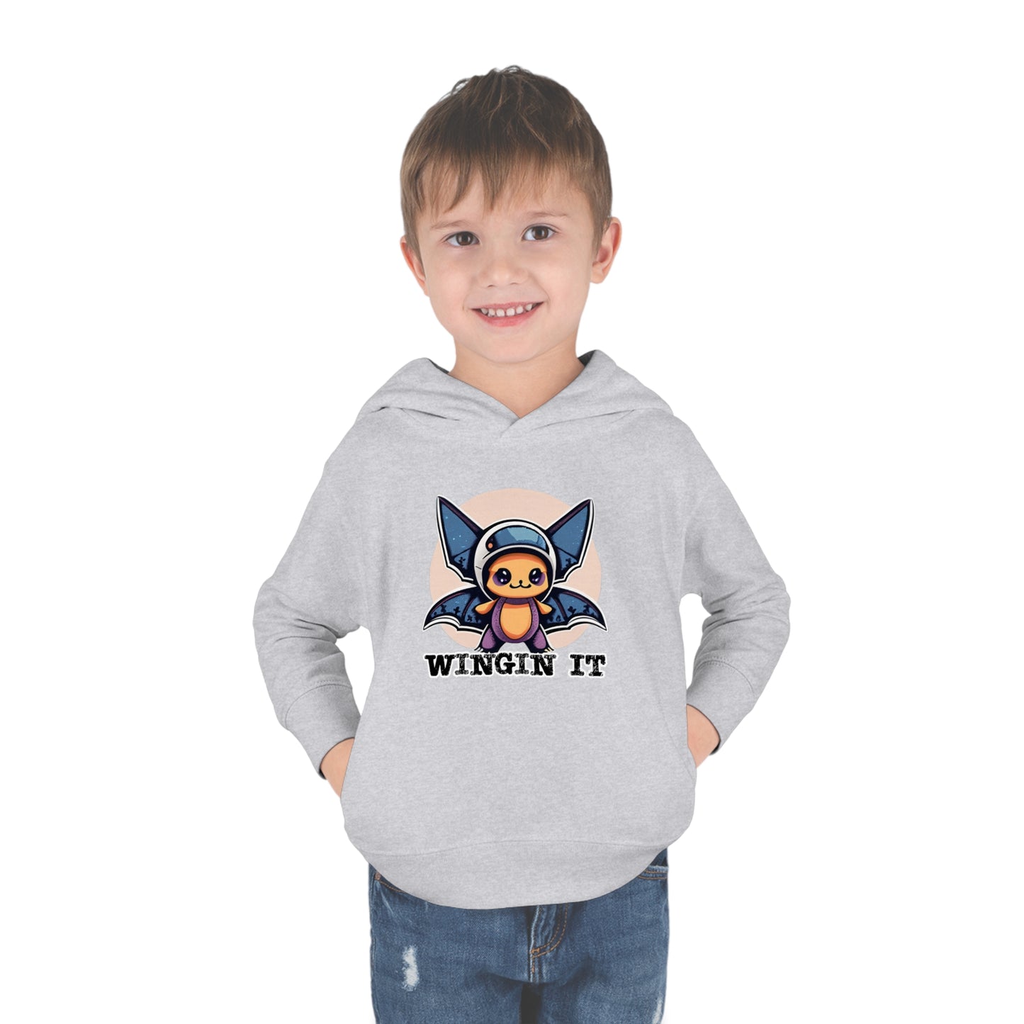 Wingin It Toddler Pullover Fleece Hoodie