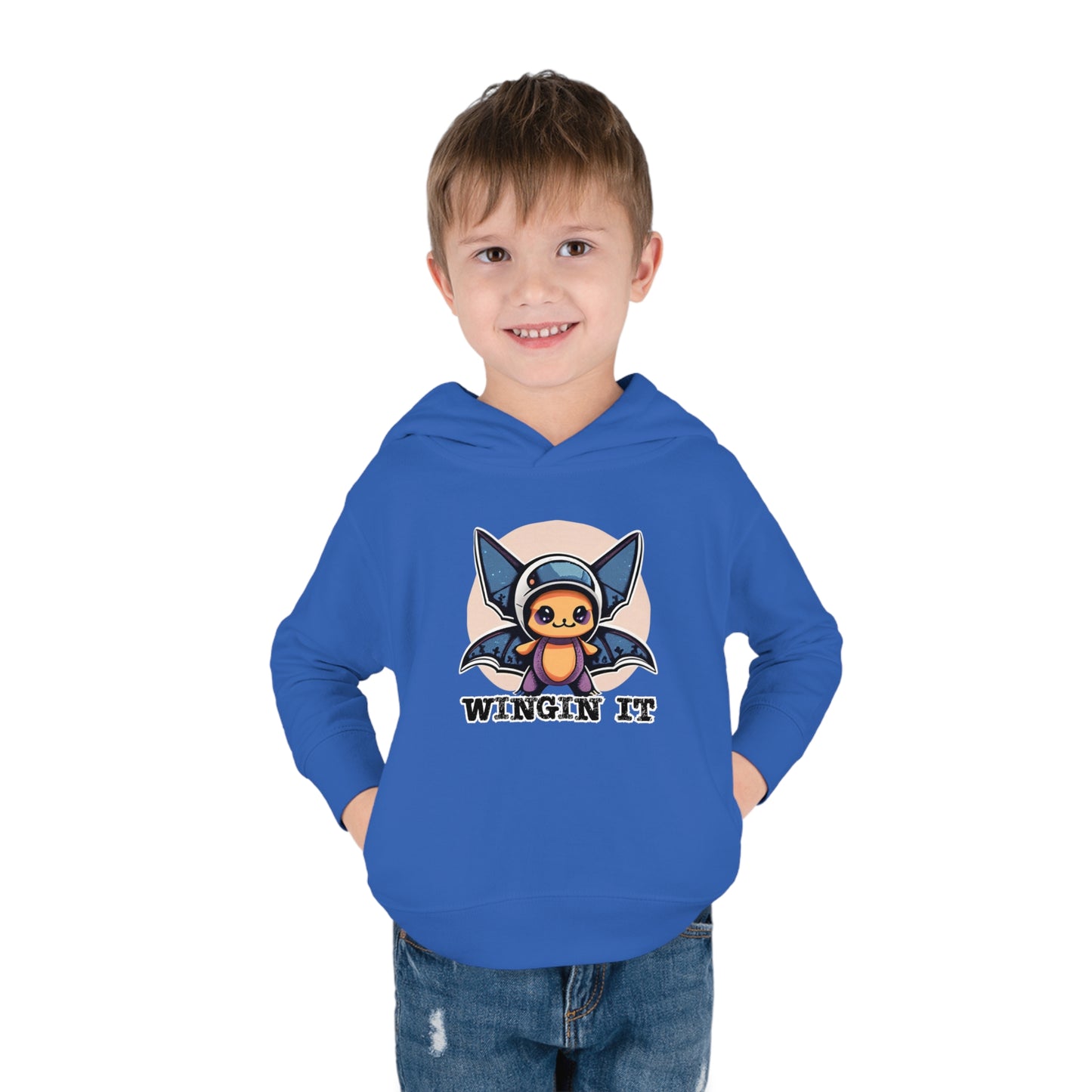 Wingin It Toddler Pullover Fleece Hoodie